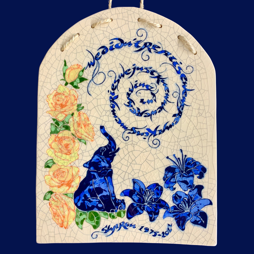 Memorial Tiles | Hand-Carved Remembrance Plaques – Alchemy Tiles