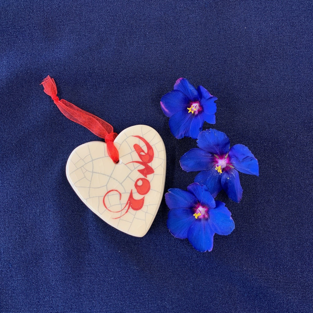 Cornish Love Heart Red