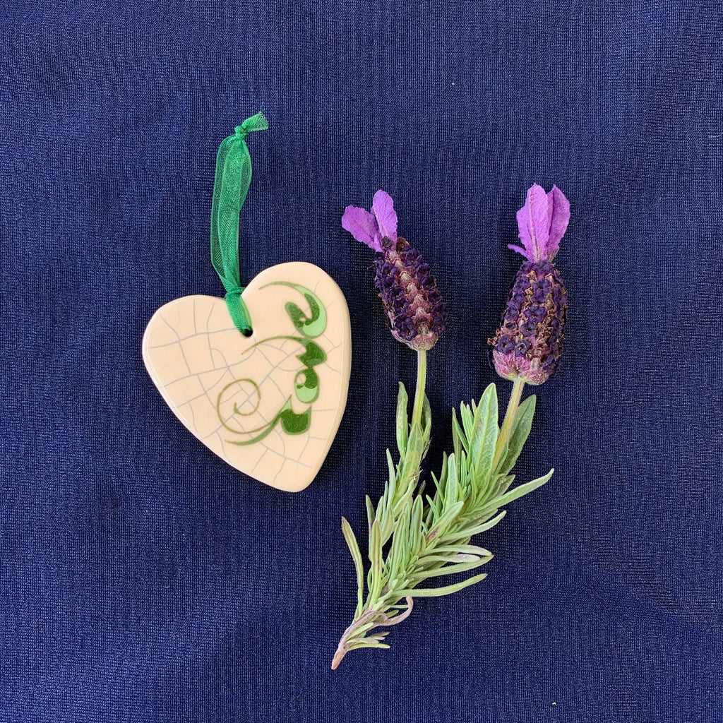 Cornish Love Heart Green