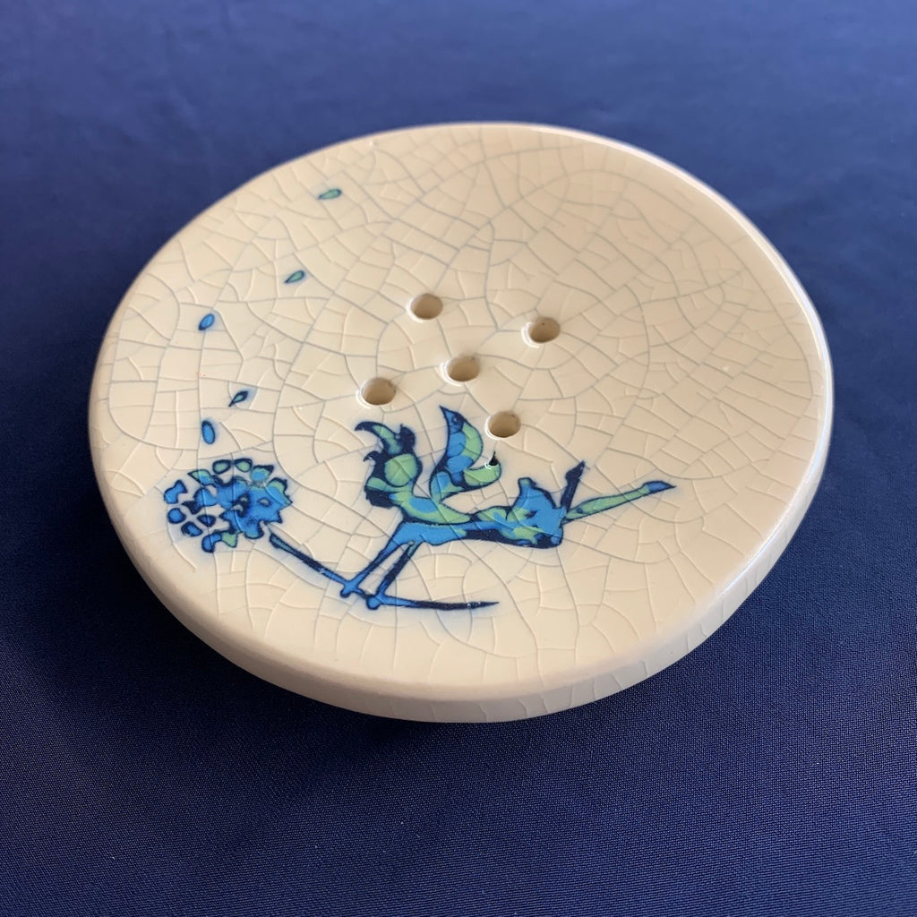 Hand carved and sculpted fairy soap dish